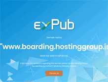 Tablet Screenshot of boarding.hostinggroup.info